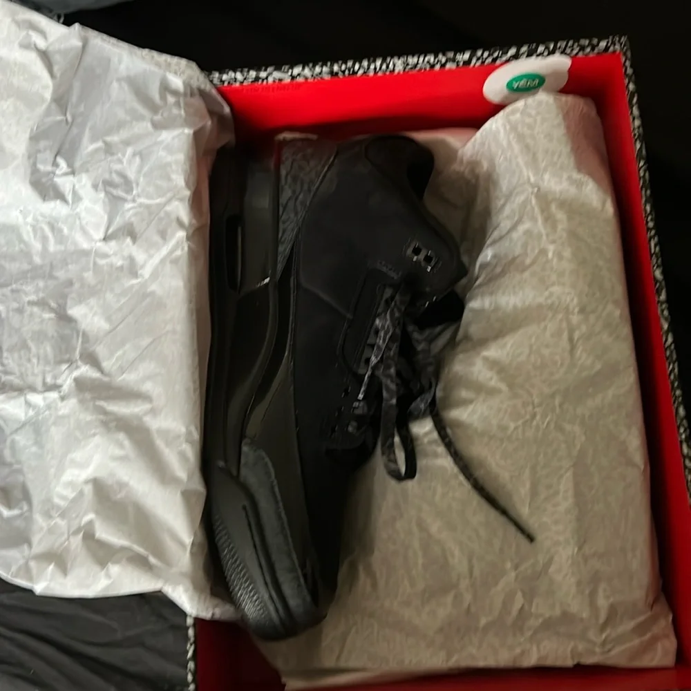 Jordan 3 Black Cat - Picture 1 of 4